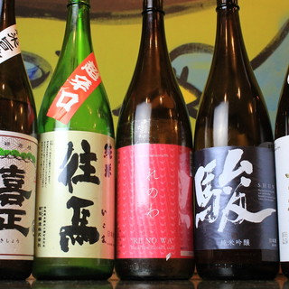 與酒店商量後決定進貨◎適合料理的四季《日本酒》