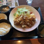 北の味紀行と地酒 北海道 - 日替わり定食(ザンギ)(税込¥850)