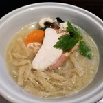 らーめん三極志 - 今週の限定麺 鱧の塩らーめん