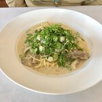 MAMMA - 九条ねぎたっぷり豚肉と舞茸の西京風味噌パスタ