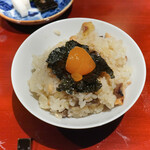 銀座 しのはら - 鮭、むかご、蓮根、サツマイモご飯