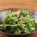 Chrysanthemum and crunchy jako salad