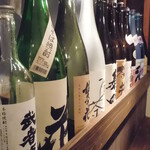 Soba Sake Koryouri Ichi - 並ぶお酒