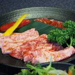 Yamagata Gyuu Yakiniku Gyuubee Souan - 和牛カルビ＆牛ハラミ焼肉ランチ（お肉1.5倍）