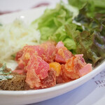 ロシアレストラン ペーチカ - ランチのサラダ