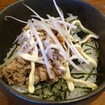 麺処 メディスン麺 - ミニきざみチャーシュー丼。