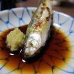 丁子屋 - 生姜醤油で