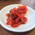 中華食堂 かどや - 先に福神漬けが…（食べないんですが…）