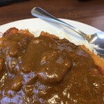 中華食堂 かどや - カツがルーに覆われて見えない