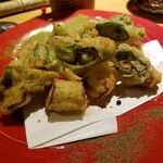 食堂 あいそ - 牡蠣の天ぷら 別注