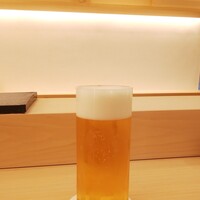 鮨 土方 - 生ビール