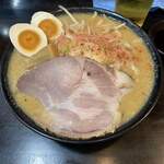 麺匠 茜ノ舞 - R1.12  濃厚海老味噌ラーメン・味玉