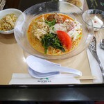 四街道ゴルフ倶楽部 - 2019/8/16  冷やし坦々麺、半炒飯付き