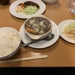 ウチョウテン - 黒毛和牛のテールシチュー ご飯大盛(1350円?)