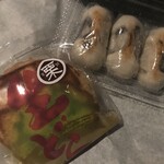 いせや本店 - 栗生どら焼き140円、塩浜まんじゅう70円^ ^栗生どら焼きは要冷蔵。塩浜まんじゅうは酒粕が強めに効いててとても美味しかったです！