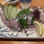 よんしゃい - アジ刺身