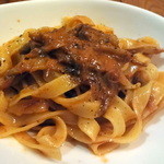 ラ･マンチーナ - 鴨と牛蒡のラグーソースタリアテッレ