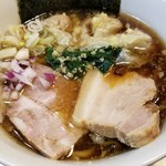 ボニートスープヌードルライク -  鰹生姜雲呑らーめん（醤油）