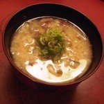 味心 すず木 - すっぽん雑炊。