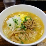麺屋ことぶき - 濃厚味噌白湯(大盛・メンマトッピング)