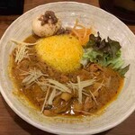 SPICY CURRY 魯珈 - ポークジンジャーマサラ＋るうろう煮玉子