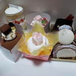 パティスリーばら苑 - カットケーキ類2019.12.01