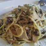 IL PAPPALARDO - 色々なキノコと北海道トンデンファームのベーコンのペペロンチーノスパゲティ