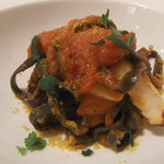 コルツ - 2012/03　イカスミを練りこんだタリアテッレ　トマトソース