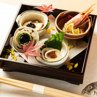 旬の食材が持つ本来の旨みを、最大限に引き出した料理の数々