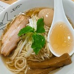 麺屋 聖 - トッピング。しらネギが薬味で良かった。