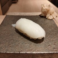 鮨 せいざん - スミイカ/塩すだち