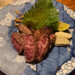 トクガワ - 牛肉のたたき1800円
