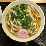 潮屋 - かけうどん ネギ多め