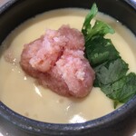 Hamazushi - いかとたらこの茶碗蒸し（260円→クーポンで210円）