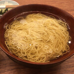 澄まし麺 ふくぼく - すまし麺（並盛）　¥700