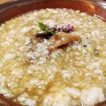 自然派中華 クイジン - 鱧と松茸の湯葉巻き入りふわふわ餡かけ麺～柚子麺で～