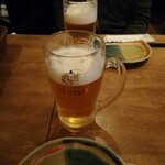 Mitoburu - 乾杯ビール。飲み放題でもエビス。