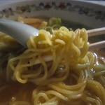 池田屋ごんちゃん - 20120318_柔らかめの中細ウェーブ麺