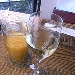 SALVATORE CUOMO & BAR - マンゴジュース　白ワイングラス
