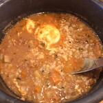 Soupcurry kaju - 半分食べて十穀米を投入