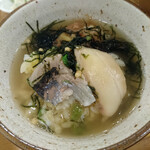 こめらく 贅沢な お茶漬け日和 - 『鯛と鯵の漁師御飯』　１,３８０円