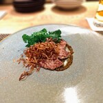 東京チャイニーズ 一凛 - 鹿肉のソテー 香味ソース