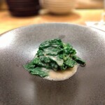 東京チャイニーズ 一凛 - 青菜の腐乳炒め