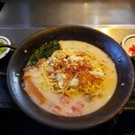 もんじゃ　鉄板　お好み焼　のだ - 鉄板焼ラーメン　900円