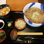 そじ坊 - 帆立ちらしご飯定食全景