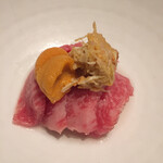 USHIMITSU - スープを待つイチボ。