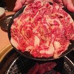 焼肉問屋 牛蔵 - 2019年12月　薄切りカルビ
