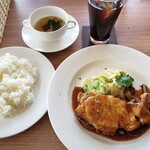 bisutoroandokaferikuchoukan - 生姜焼ランチ　1350円