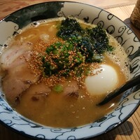 馳走 かねこ - 鶏ガラあおさ海苔のラーメン