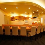 天ぷらふく西 禅と匠 - メインカウンター　匠コースのご案内です。